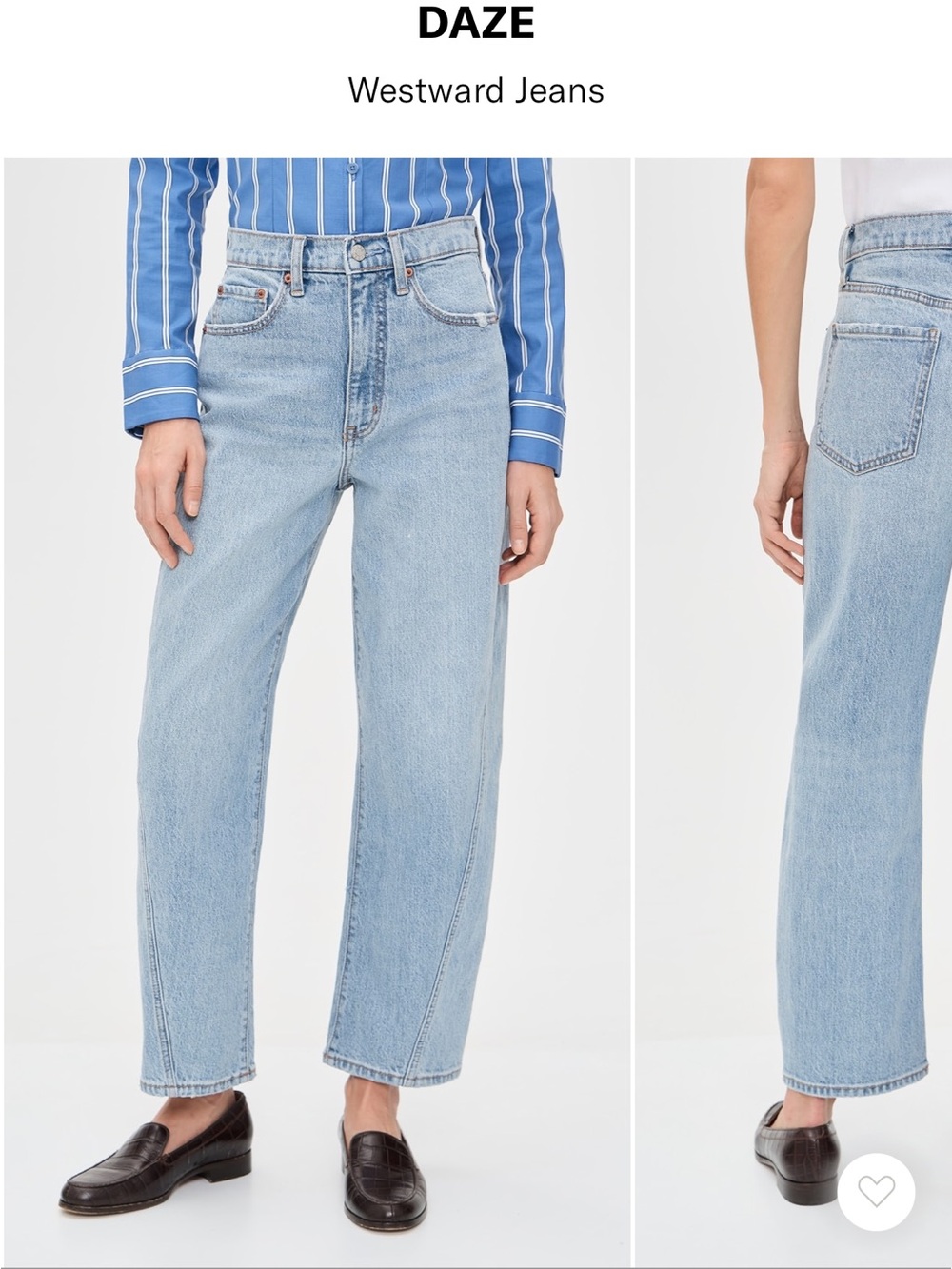 Daze Westward High-Rise Barrel Jeans